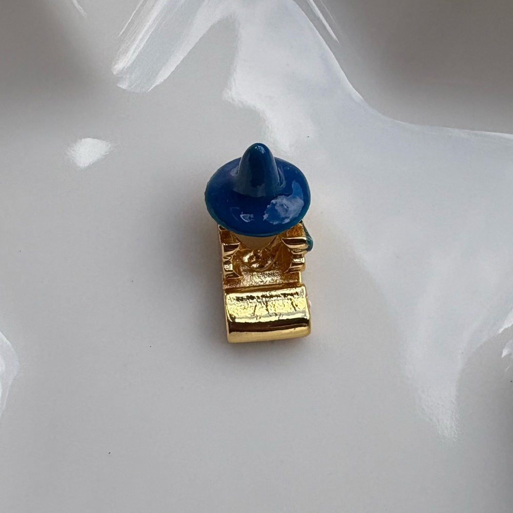 Peanuts Woodstock Halloween gold witch charm for Gnoce bracelet - Picture 5 of 6